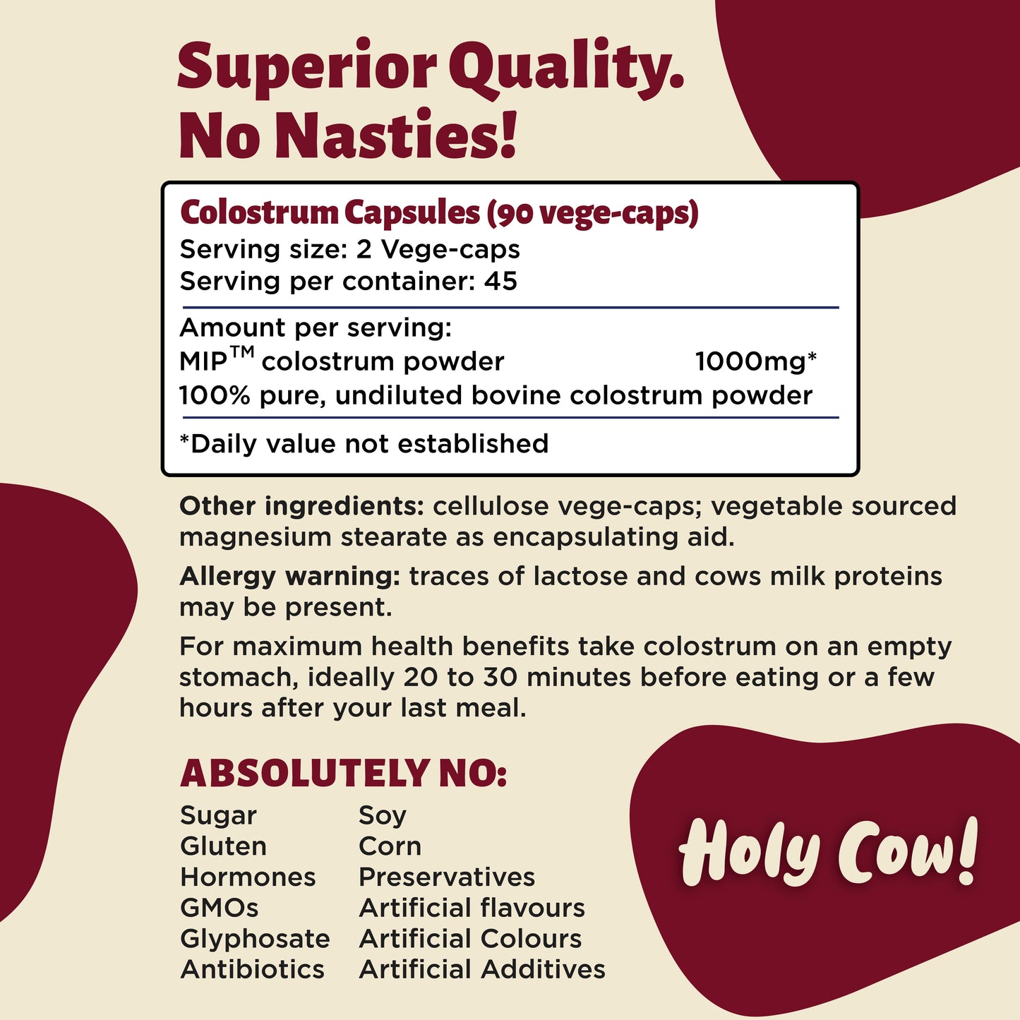 Pollen & Colostrum Capsules - Ultra Health Pack