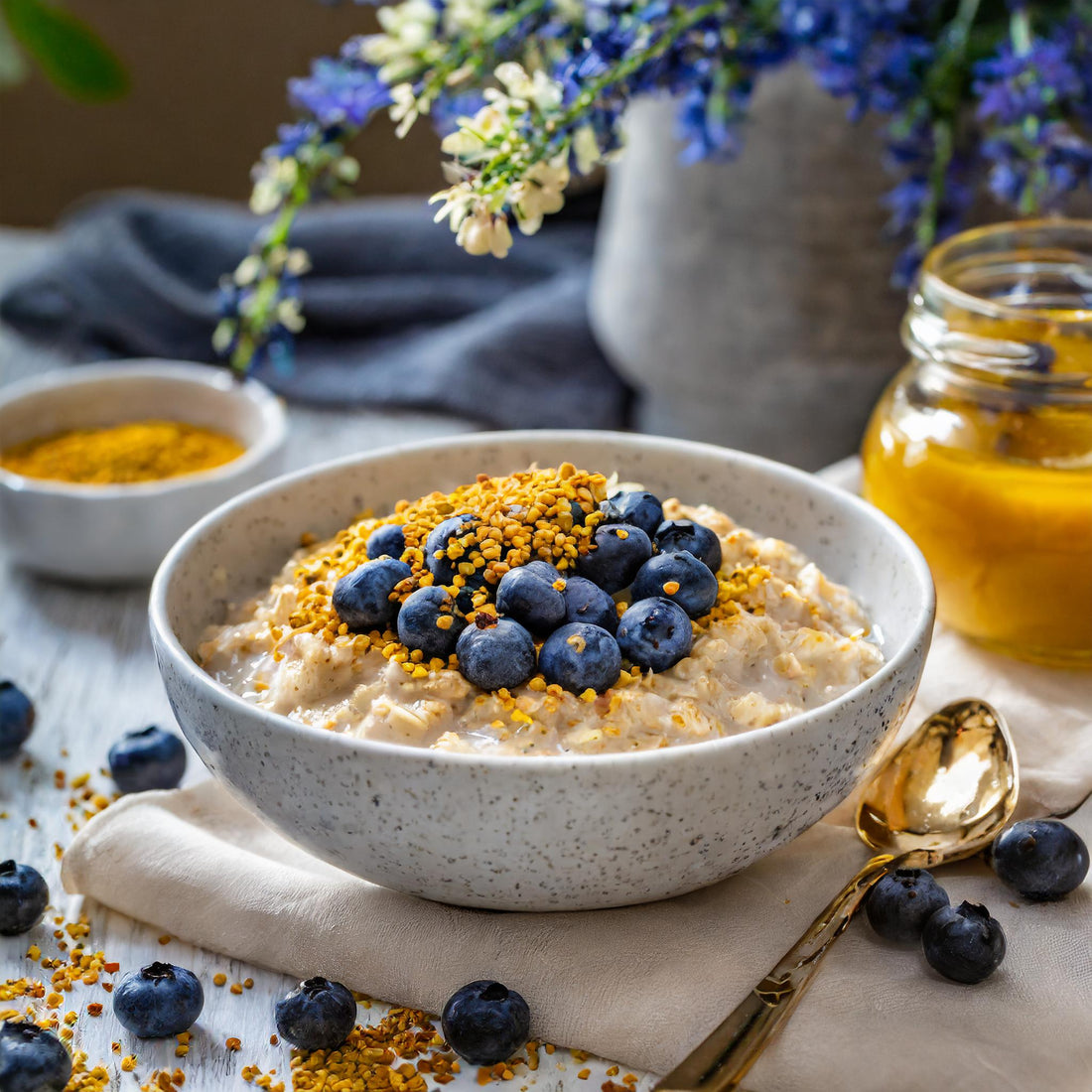 Start Your Day Right: Bee-Pollen Oatmeal Breakfast Recipe