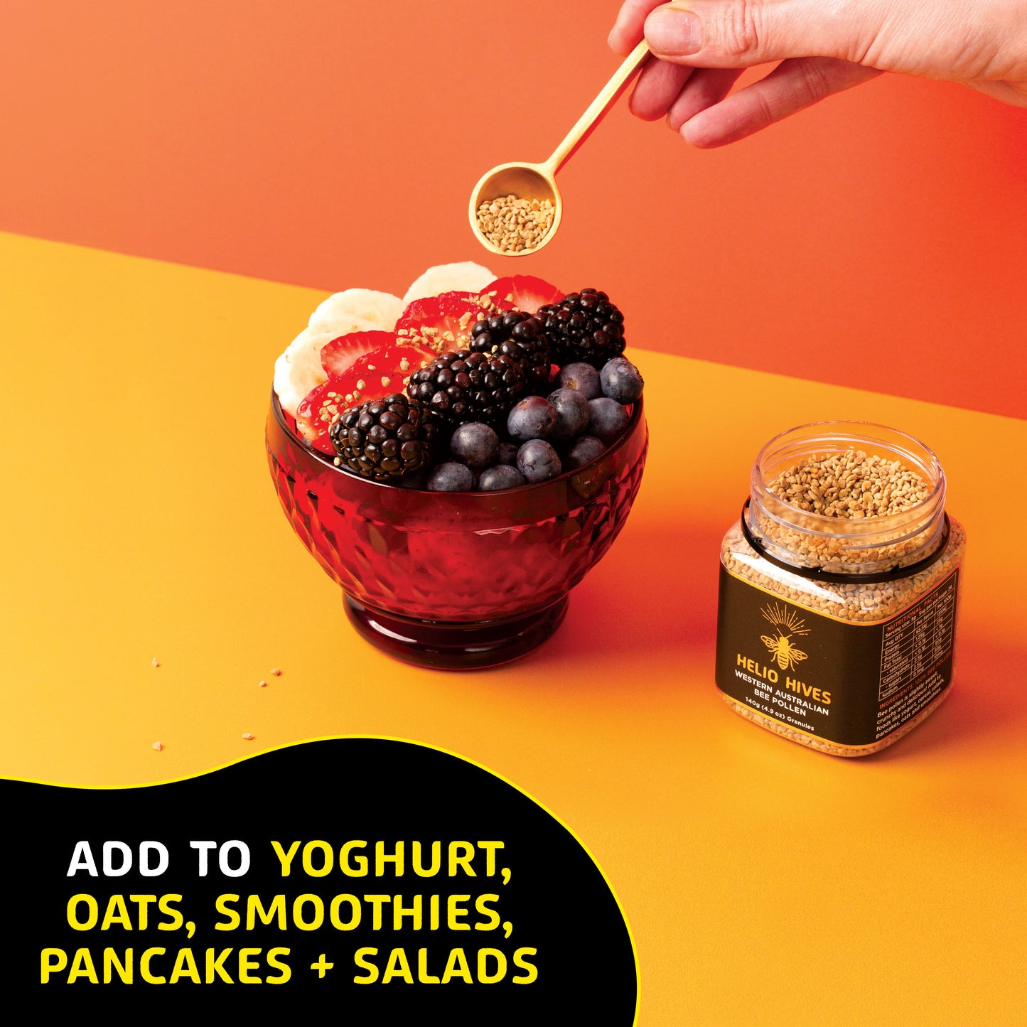 Helio Hives Bee Pollen 250g (2-Pack)